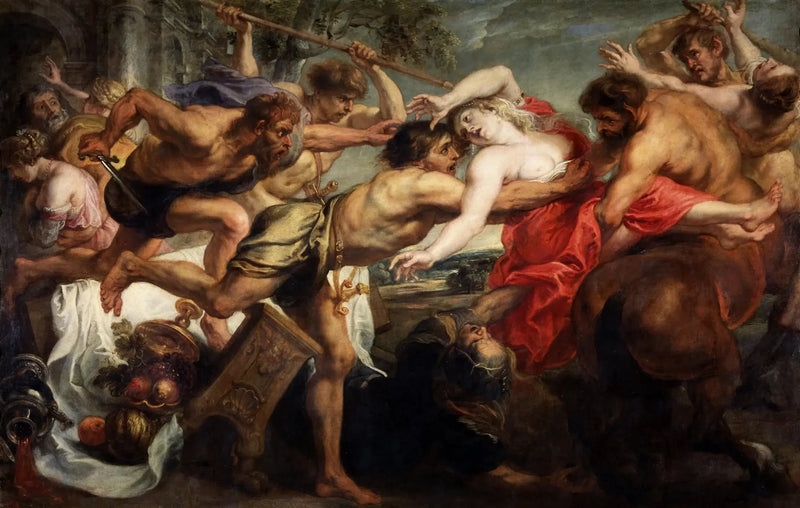 El secuestro de Hipodamía - Peter Paul Rubens