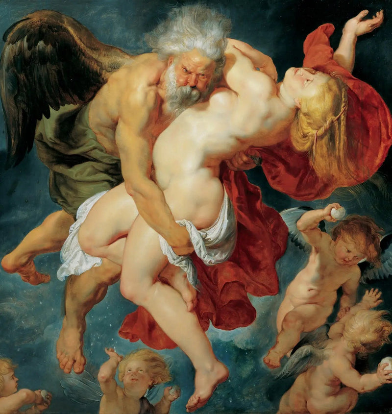 El secuestro de Orithye por Boreas - Peter Paul Rubens
