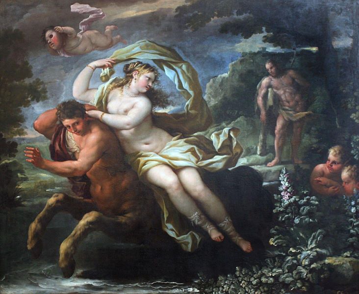 El rapto de Déjanira - Luca Giordano