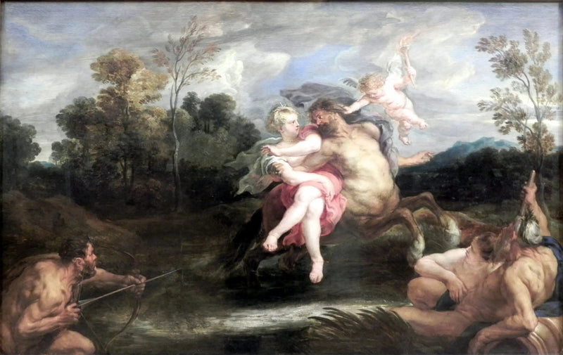 El rapto de Déjanire por el centauro Neso - Peter Paul Rubens