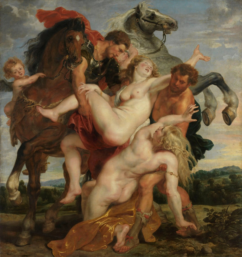 El secuestro de las hijas de Leucipo - Peter Paul Rubens