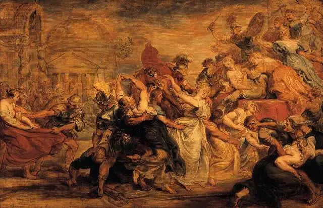 El rapto de las Sabinas - Peter Paul Rubens