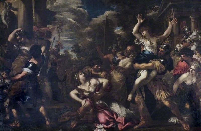 El rapto de las Sabinas - Pietro da Cortona