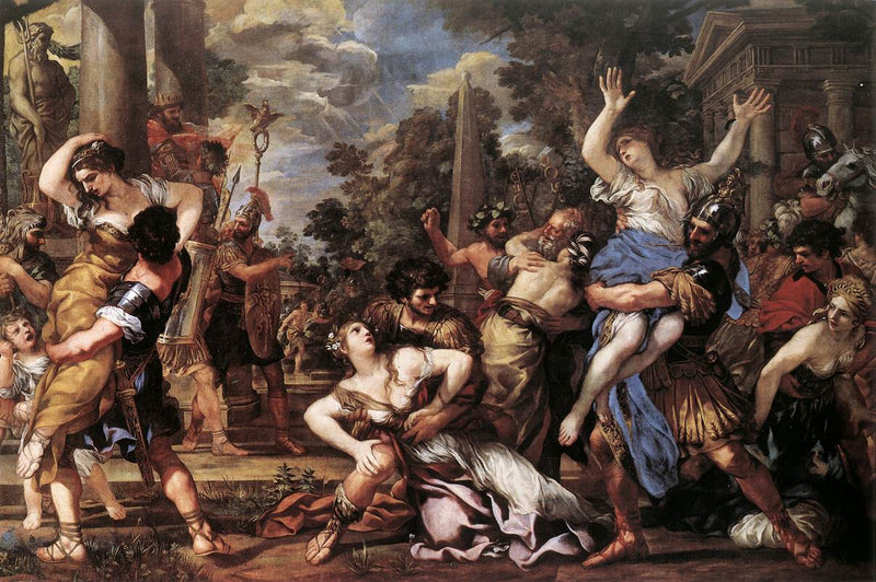 El Rapto de las Sabinas - Pietro da Cortona