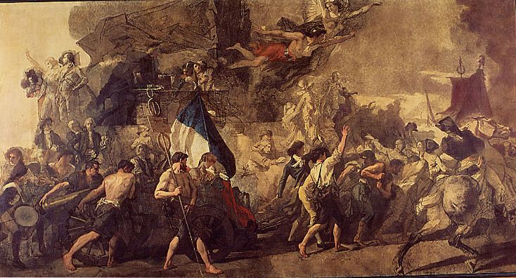 L'Enrôlement des volontaires de 1792 - Thomas Couture image 1 reproduction artisanale de tableau