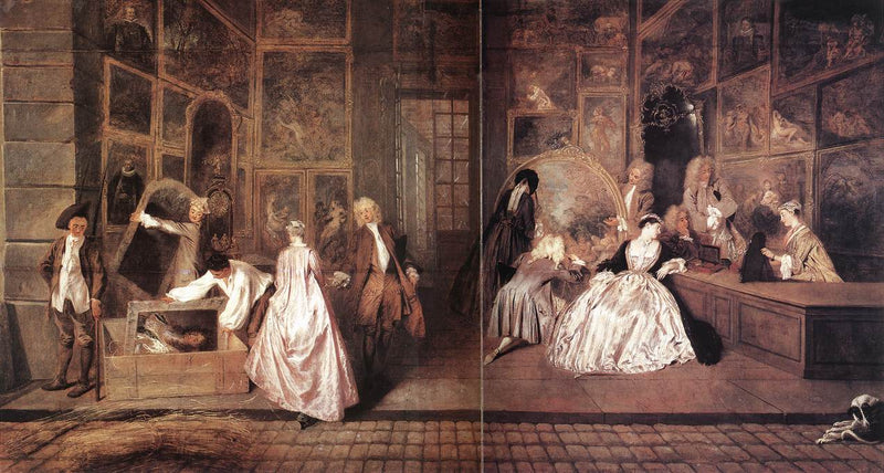 La enseña de Gersaint - Antoine Watteau