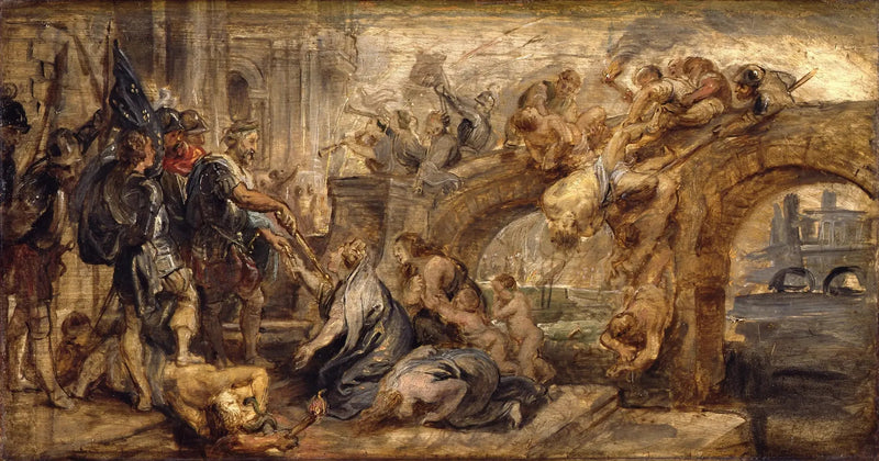 La Entrada a París de Enrique IV - Peter Paul Rubens