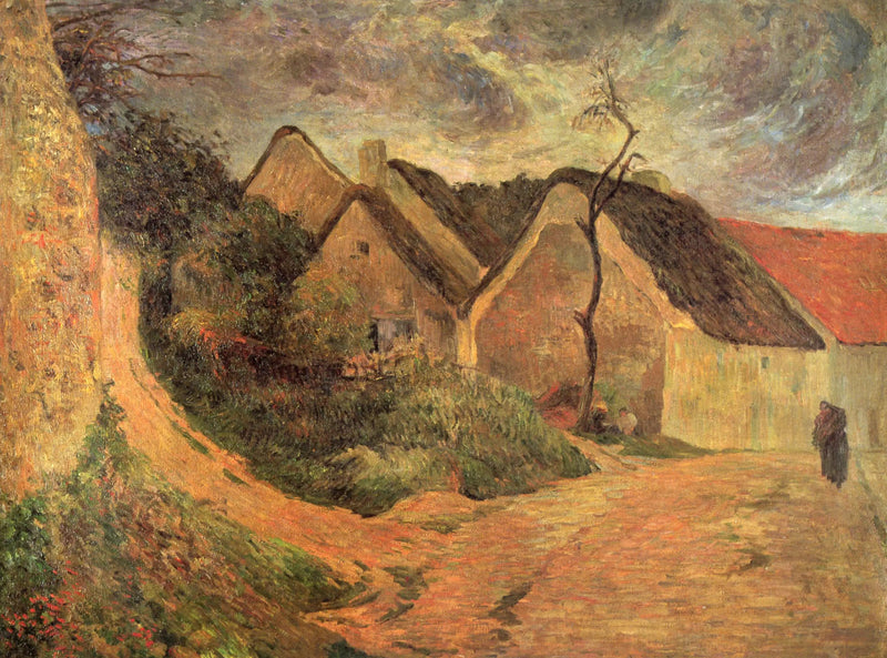 La entrada de Osny en tiempo de tormenta - Paul Gauguin