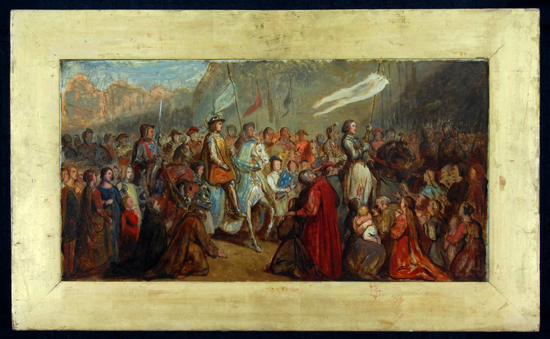 La entrada de Juana de Arco y Carlos VII en Reims - Ary Scheffer