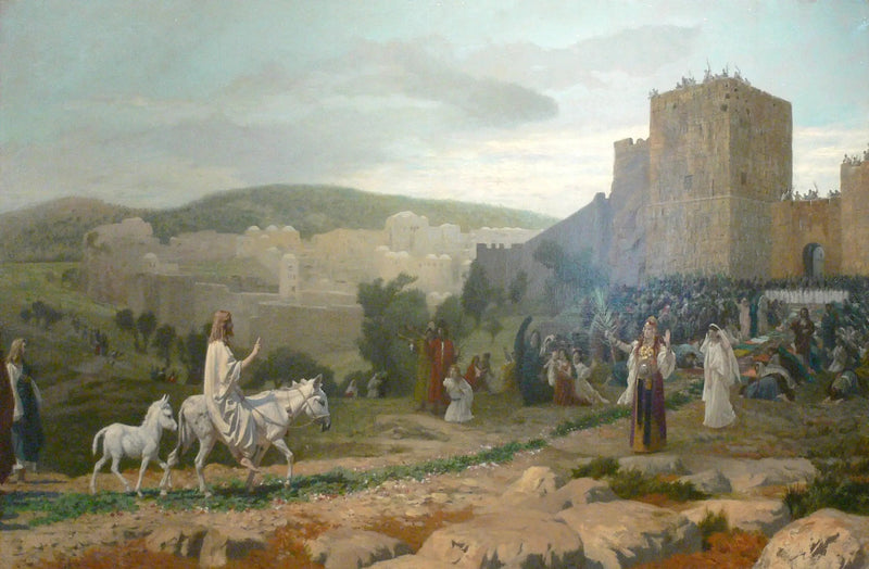 La Entrada de Cristo en Jerusalén - Jean-Léon Gérôme