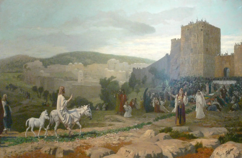 La Entrada de Cristo en Jerusalén - Jean-Léon Gérôme
