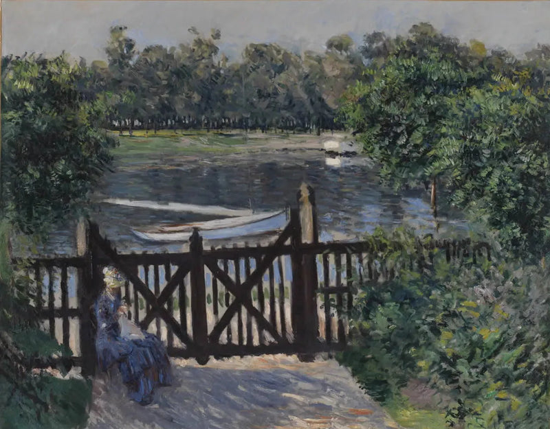 La Entrada del jardín, Petit-Gennevilliers - Gustave Caillebotte