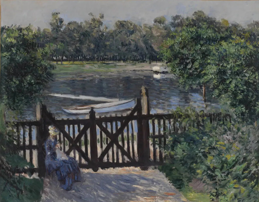 La Entrada del jardín, Petit-Gennevilliers - Gustave Caillebotte