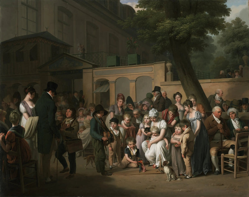 La entrada del jardín turco - Louis-Léopold Boilly