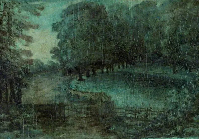 La entrada del parque del Sr. Thrale, Streatham - Joshua Reynolds