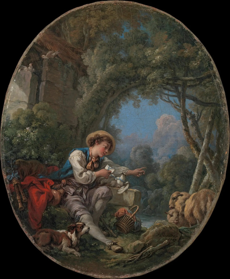 El envío del mensajero - François Boucher