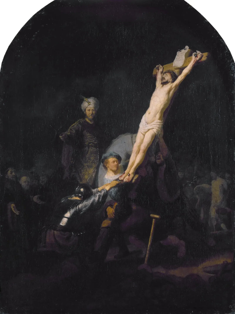 La Elevación de la Cruz - Rembrandt