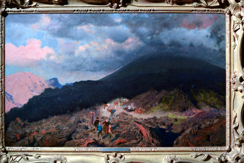 La erupción del Vesubio - II - Giuseppe De Nittis
