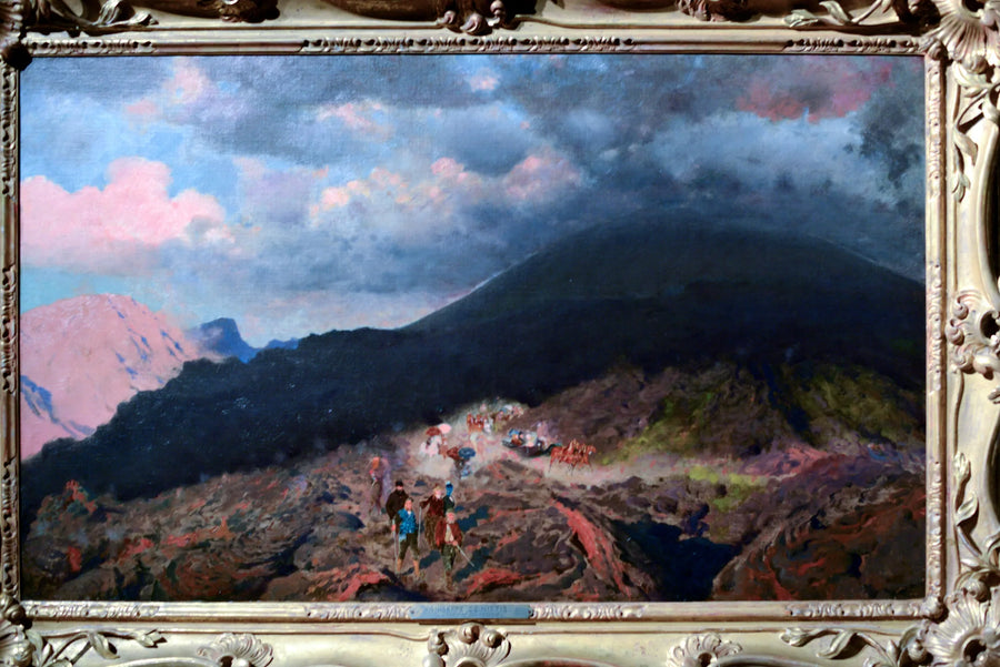 La erupción del Vesubio - II - Giuseppe De Nittis