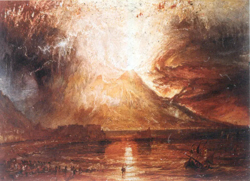 La Erupción del Vesubio - J. M. W. Turner