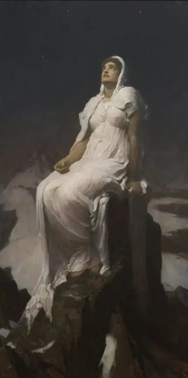 El espíritu de la cima - Frederic Leighton