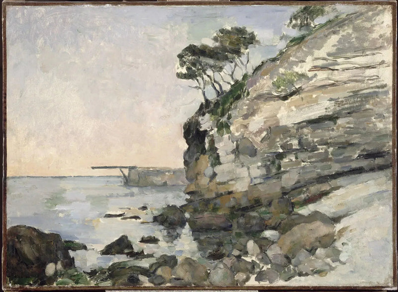 L'Estaque, efecto de la tarde - Paul Cézanne