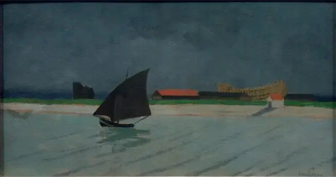 La desembocadura del Sena - Félix Vallotton