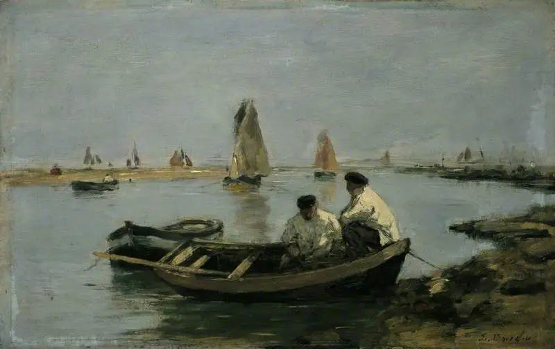 El estuario - Eugène Boudin