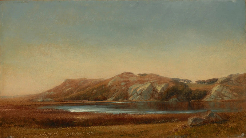 El estanque de Almy, Newport, Rhode Island - John Frederick Kensett