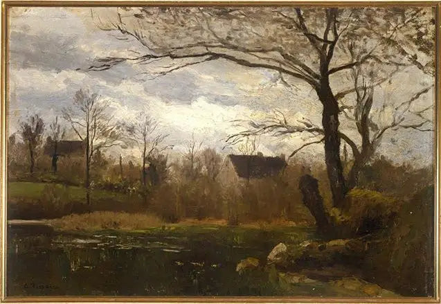 El estanque de Montfoucault - Camille Pissarro
