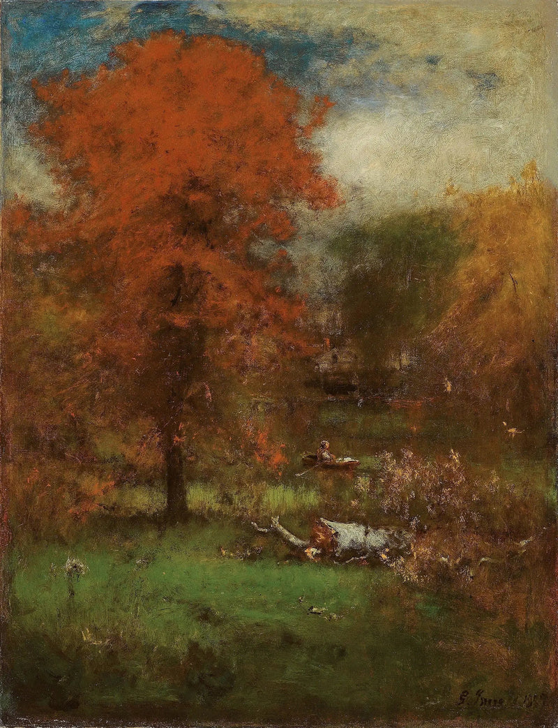 El estanque del molino - George Inness