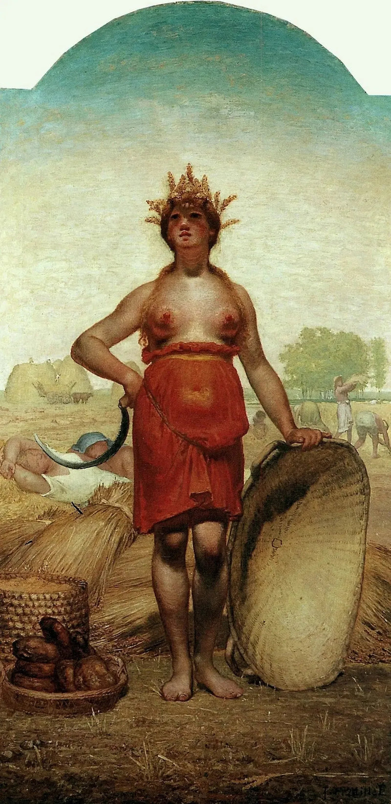 El verano o Ceres - Jean-François Millet
