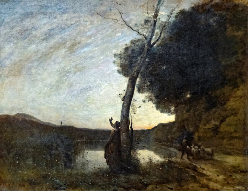 La estrella del pastor - Jean-Baptiste Camille Corot
