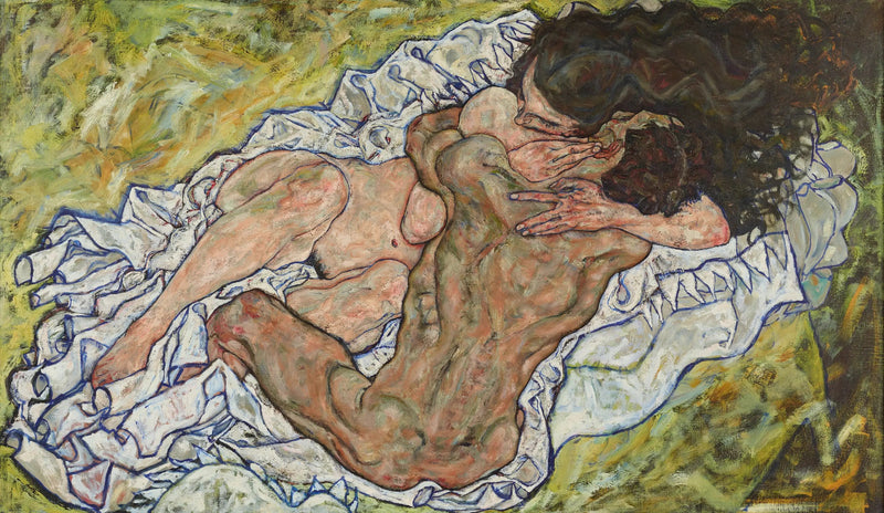 El Abrazo - Egon Schiele