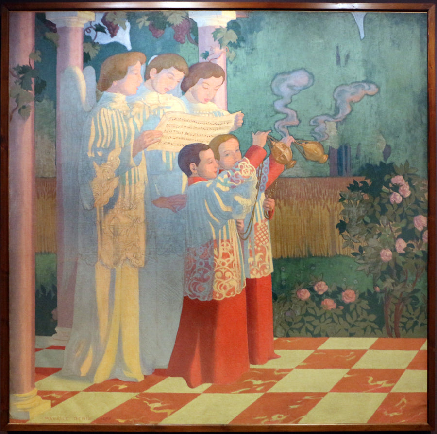 La exaltación de la Santa Cruz y la glorificación del sacrificio de la misa - Maurice Denis