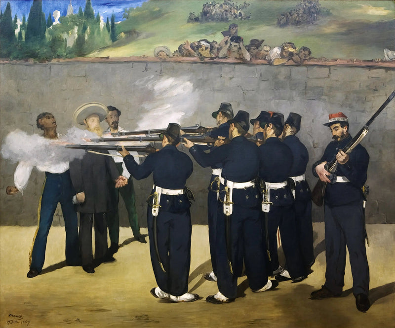La ejecución del emperador Maximiliano - Édouard Manet