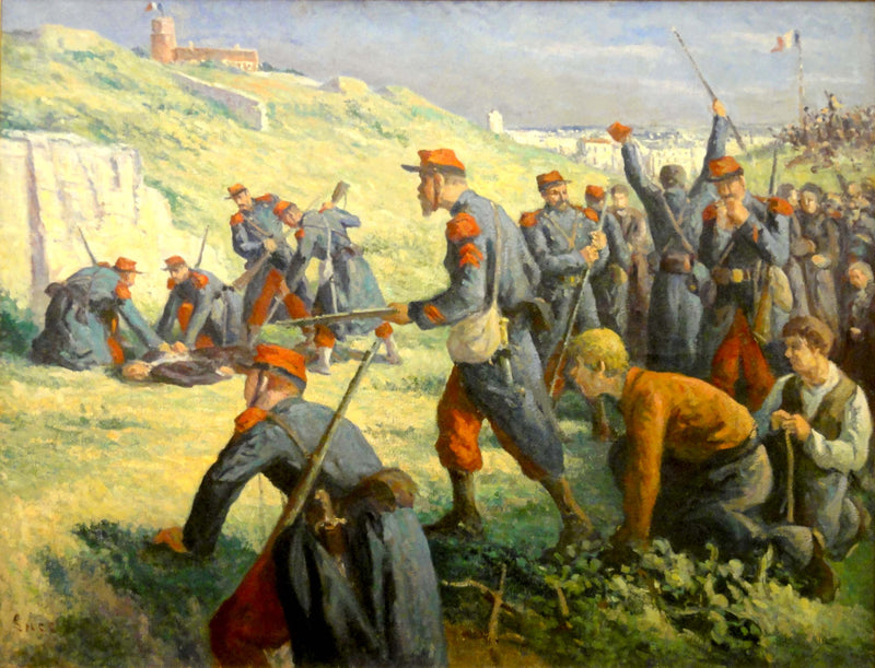 La ejecución de Varlin - Maximilien Luce