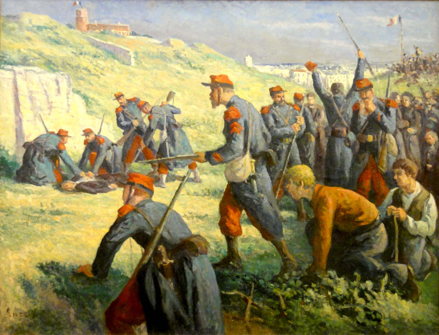 La ejecución de Varlin - Maximilien Luce