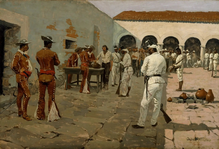 La expedición Mier: El dibujo de la judía negra - Frederic Remington
