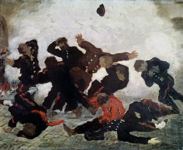 L'explosion - Édouard Manet image 1 reproduction réalisée par Alpha Reproduction