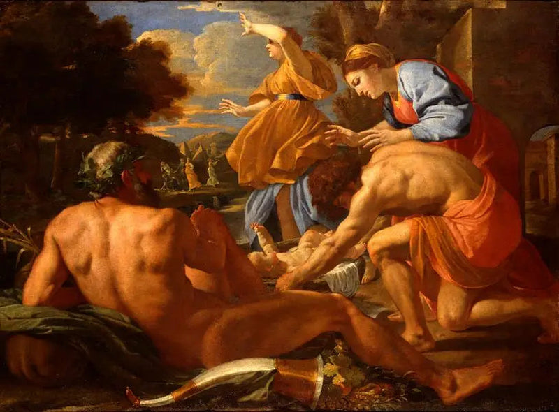 La Exposición de Moisés - Nicolas Poussin