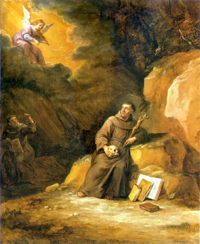 La éxtasis de San Francisco. - David Teniers el Joven