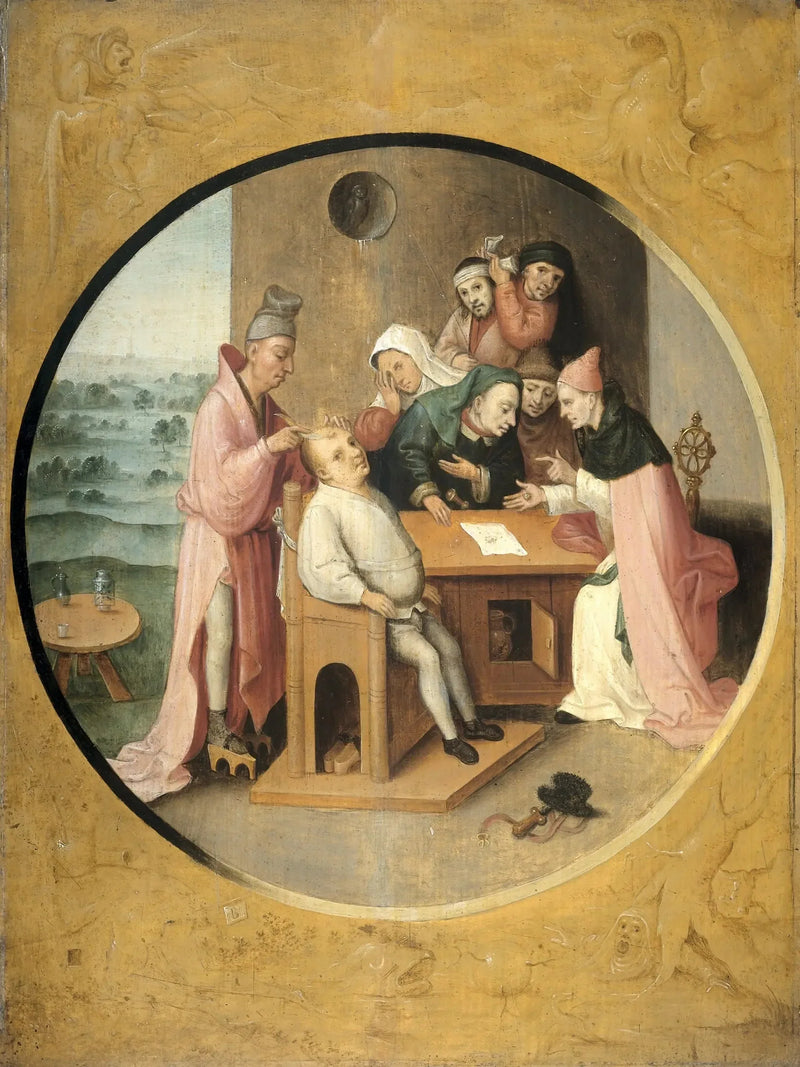 La extracción de la Piedra de locura - Hieronymus Bosch