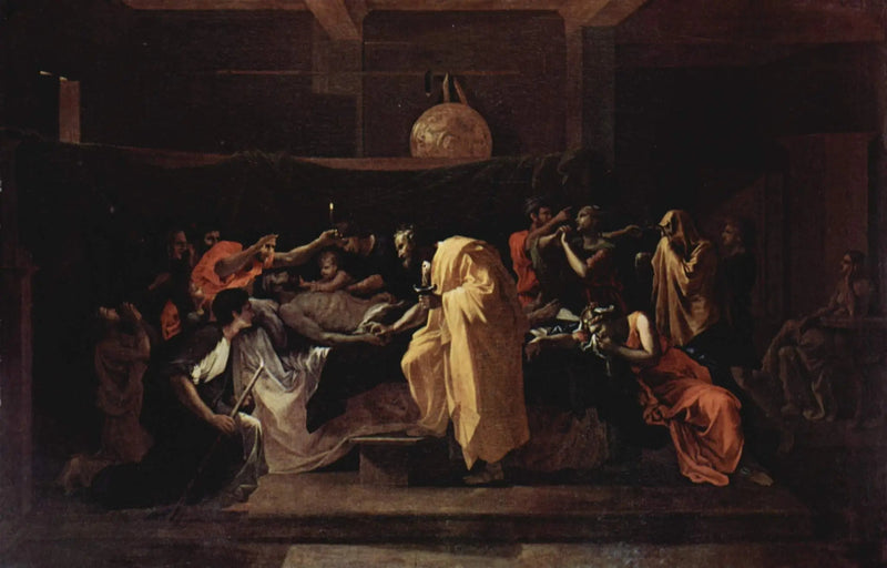 La extremaunción - Nicolas Poussin