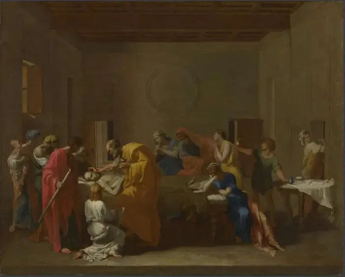La extremaunción - Nicolas Poussin