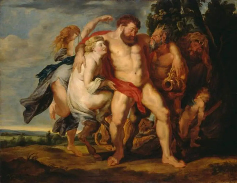 Hércules ebrio - Peter Paul Rubens