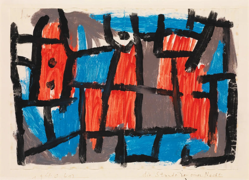 La hora antes de una noche - Paul Klee