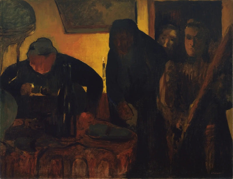 La hora de la cena - Édouard Vuillard