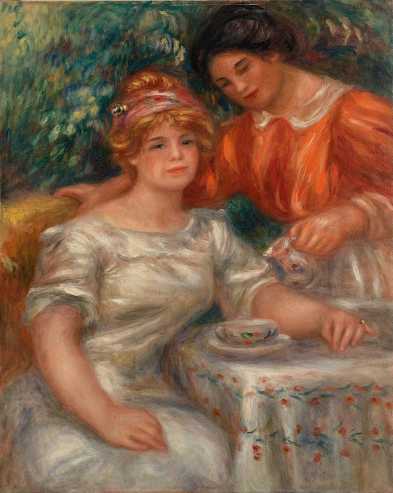 La hora del té - Pierre-Auguste Renoir