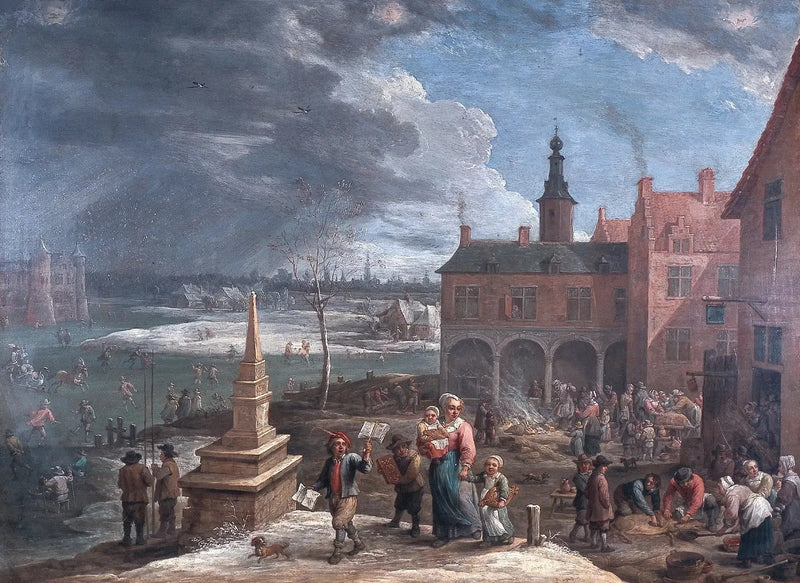 El invierno - David Teniers el Joven